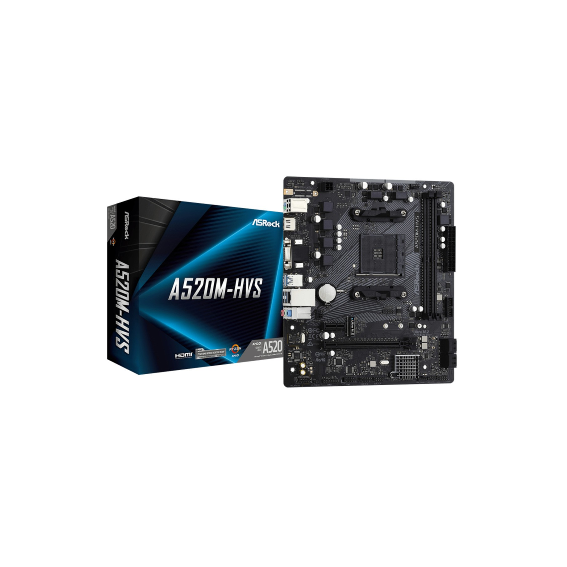 CPU AMDRyzen 7 5700X CPU&gigabyte A520M K V2 GIGABYTE A520M K V2 Motherboard - Supports AMD Ryzen 5000 Series