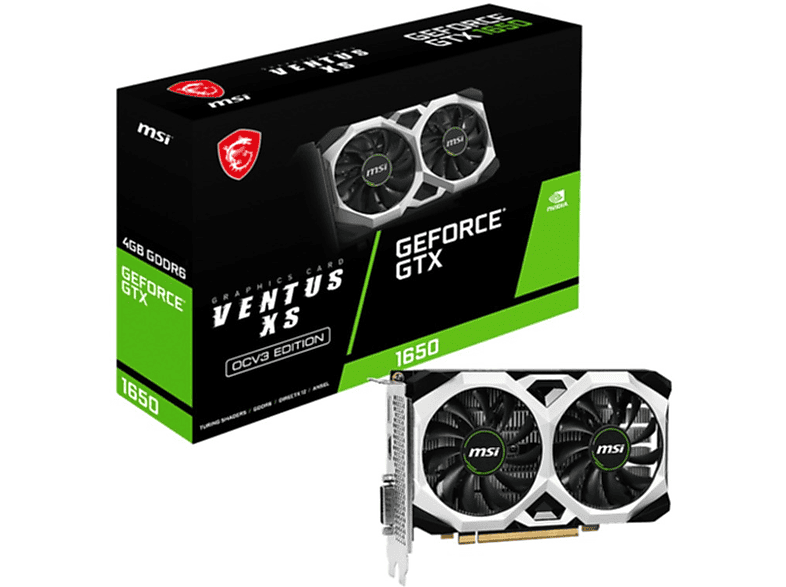 Tarjeta gráfica - MSI GeForce GTX 1650 D6 VENTUS XS OCV3