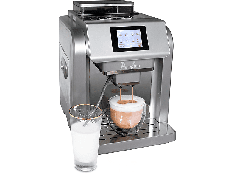 ACOPINO Monza silber Kaffeevollautomat anthrazit