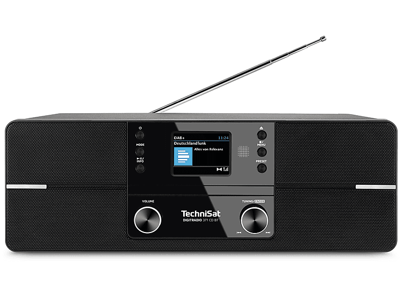 TECHNISAT DIGITRADIO 371 CD BT Digitalradio FM DAB schwarz MediaMarkt