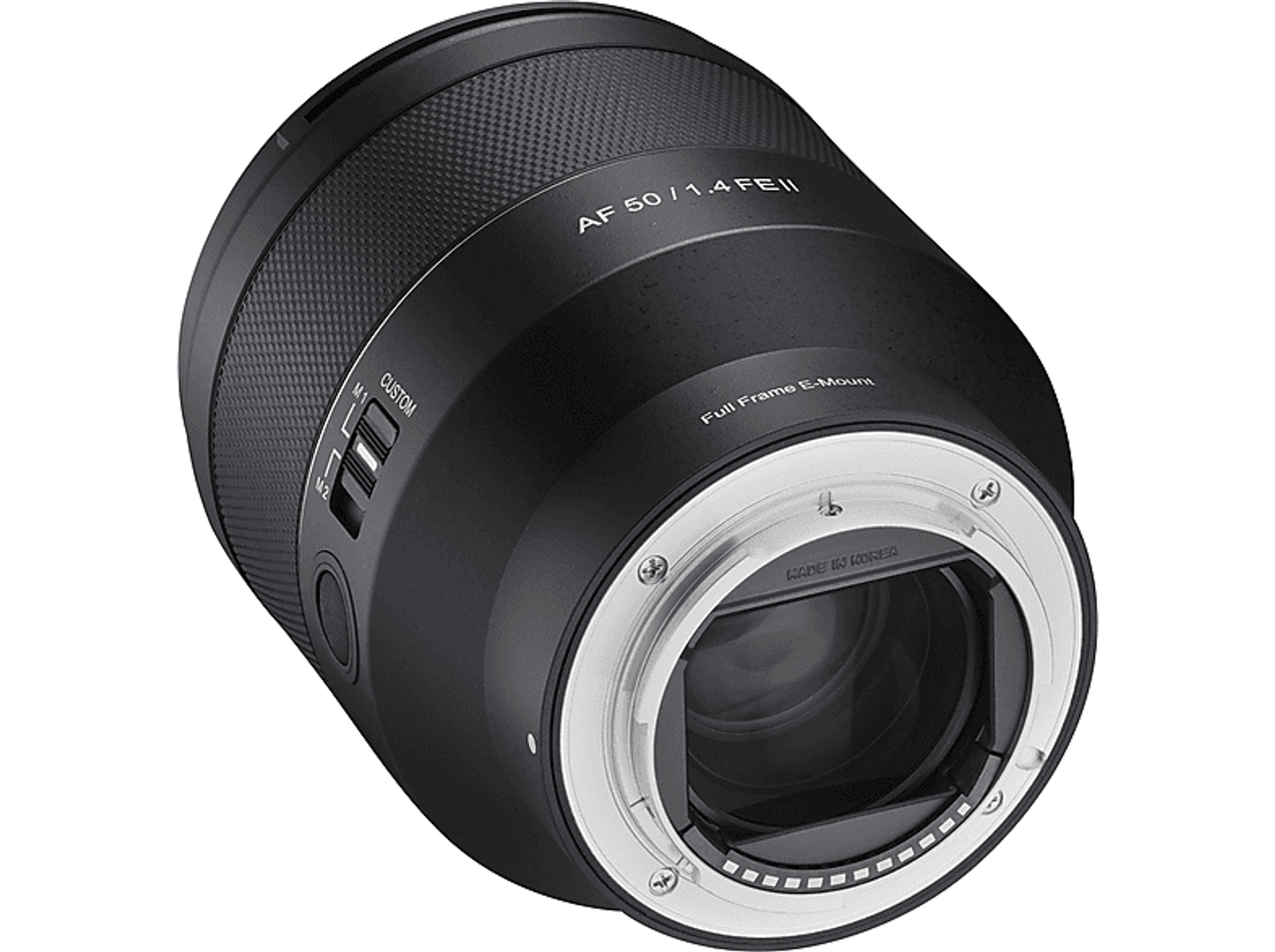SAMYANG 50MM/F1.4 SO-AF E II 50 mm - 50 mm f/1.4 (Kleinste Blende f/16) ASP, ED (Festbrennweite für Sony E-Mount, Schwarz)