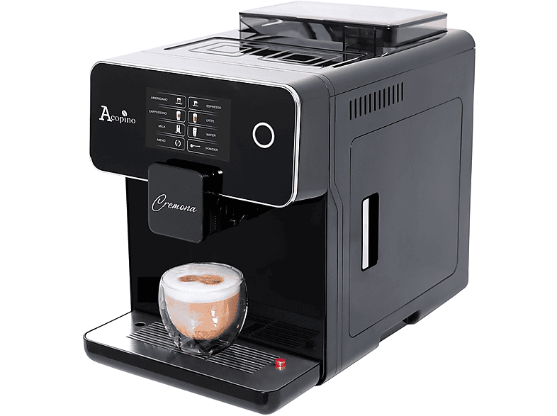 ACOPINO Cremona Schwarz Kaffeevollautomat schwarz