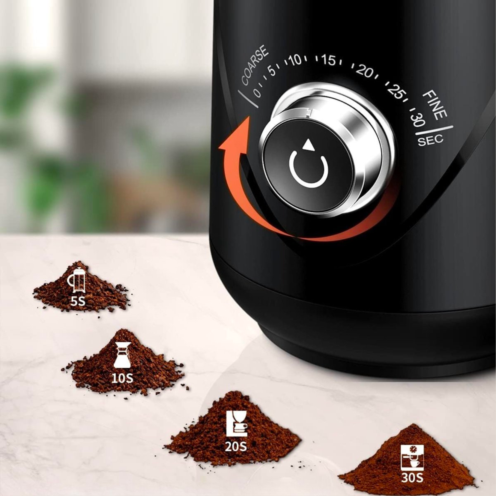 Moccamaster KM5 Matt Black Elektrische koffiemolen - Zwart