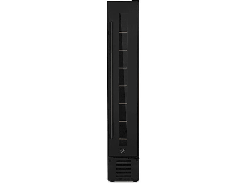 Cave à Vin Encastrable 7 Bouteilles - Noire, 22L, 5-22°C, LED