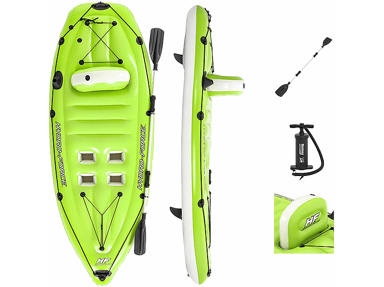 Kayak Hinchable - BESTWAY Hydro-Force Koracle 270x100 cm Individual con Remo y Bom