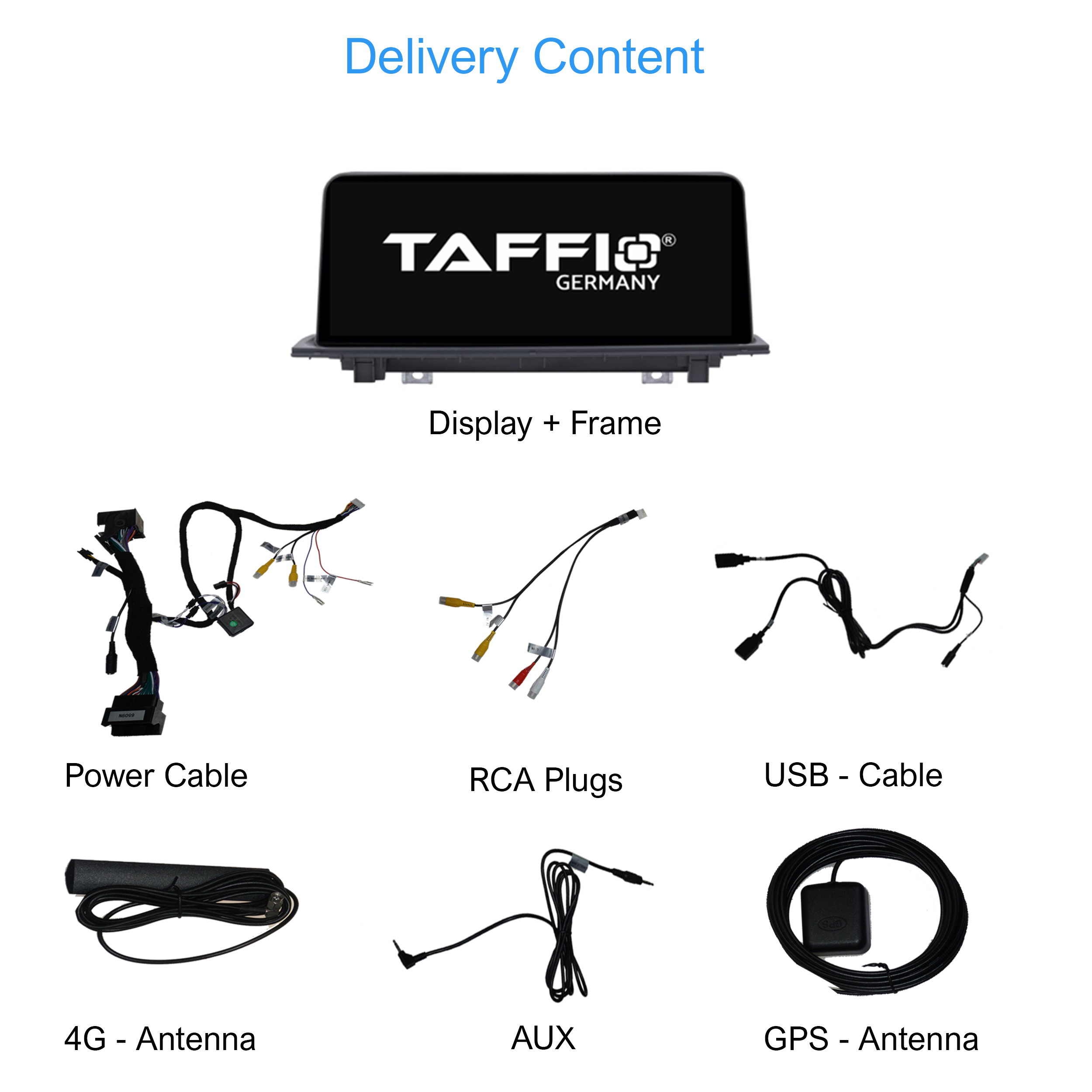 TAFFIO Für BMW X5 X6 F15 F16 NBT 10.25" Android CarPlay Autoradio 1 DIN