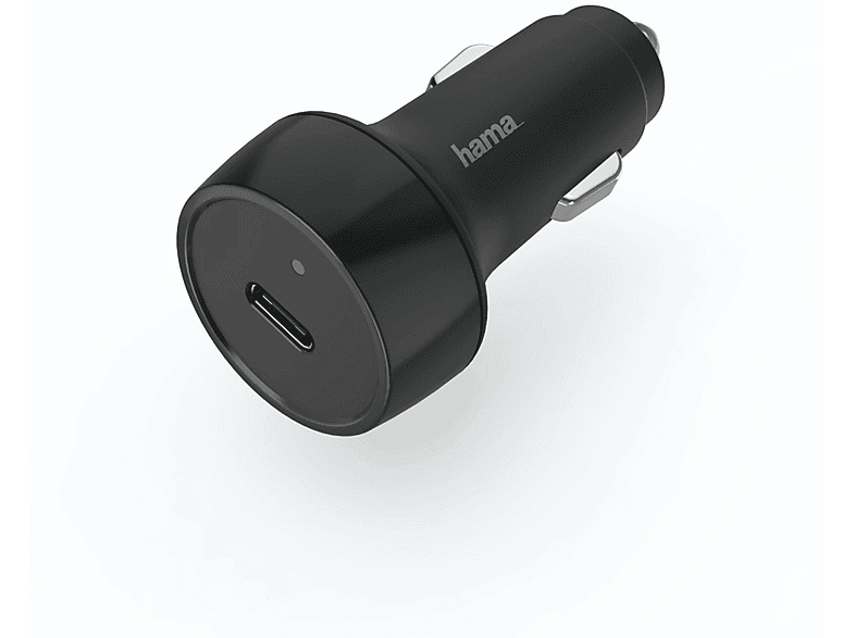 HAMA 183285 KFZ-LADEG, PD/QC, 18 WATT, S Kfz-Ladegerät Universal, Schwarz