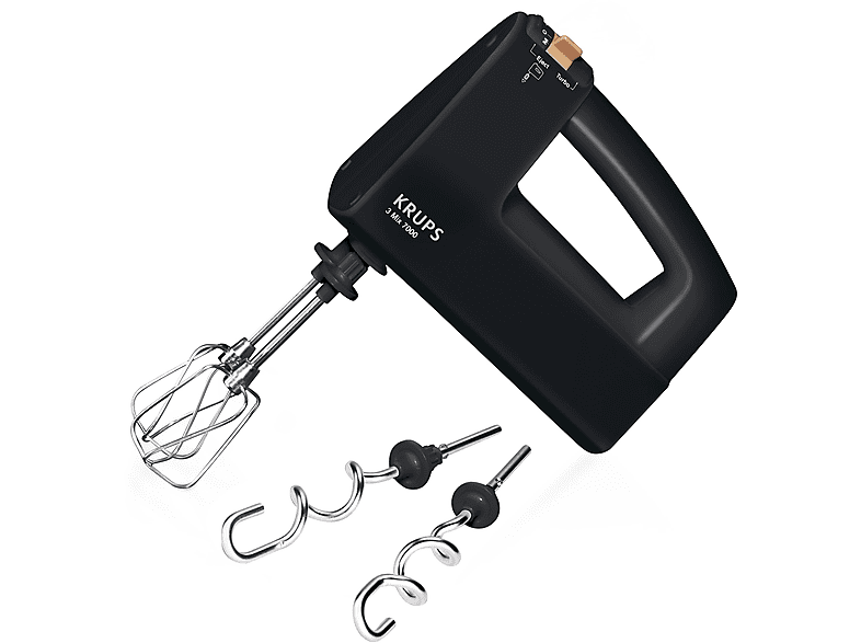 KRUPS F 6085811 HANDMIXER 60 JAHRE F6 Handmixer Schwarz (500 Watt)