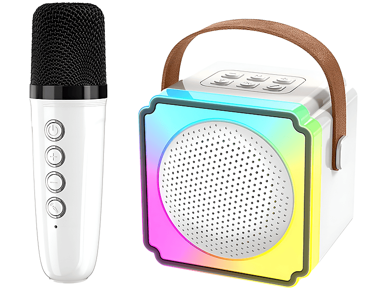 Kabelloses Bluetooth Lautsprecher & Mikrofon für Zuhause Mini KTV Soundbox Lautsprecher