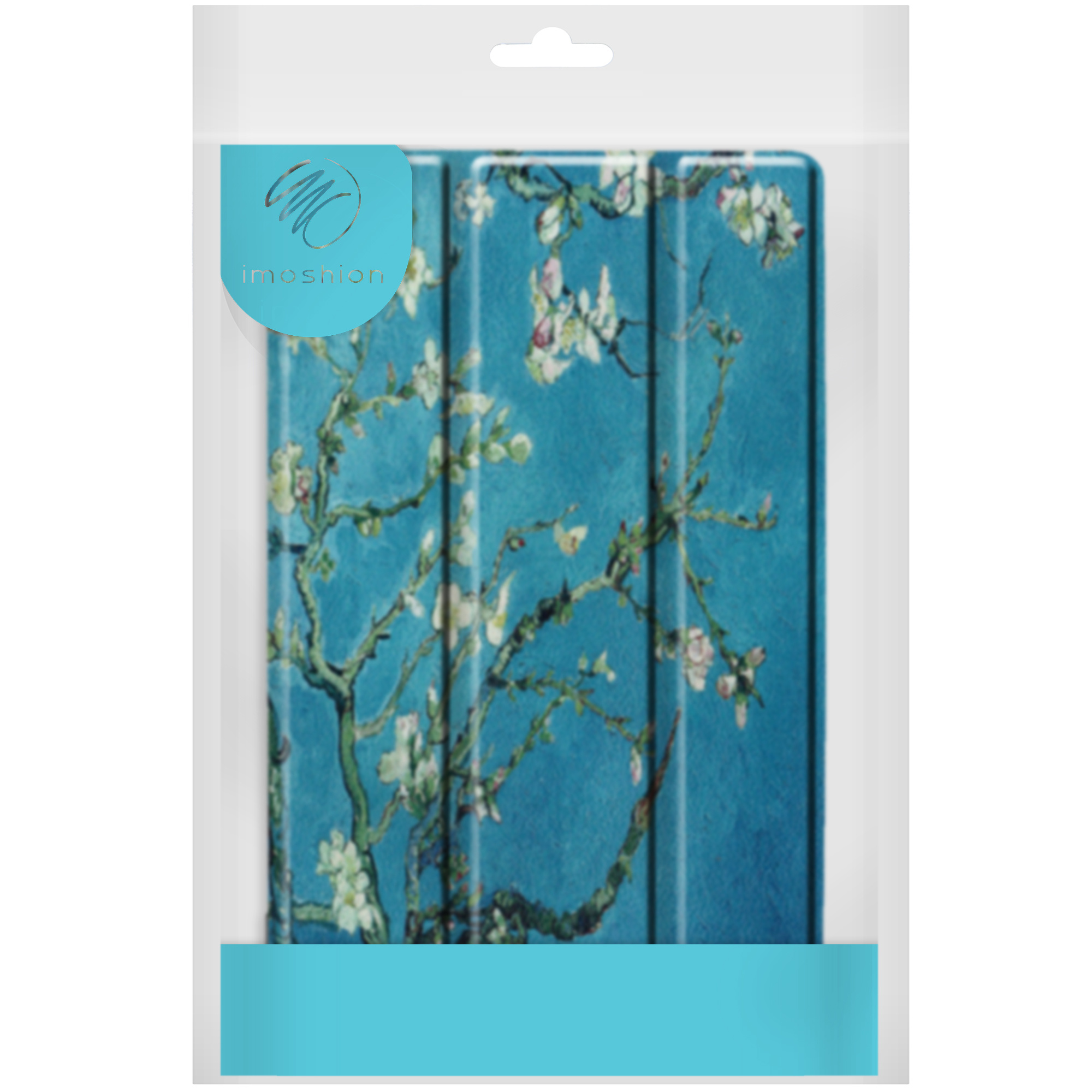 Phone case in packaging, depicting a Van Gogh painting.