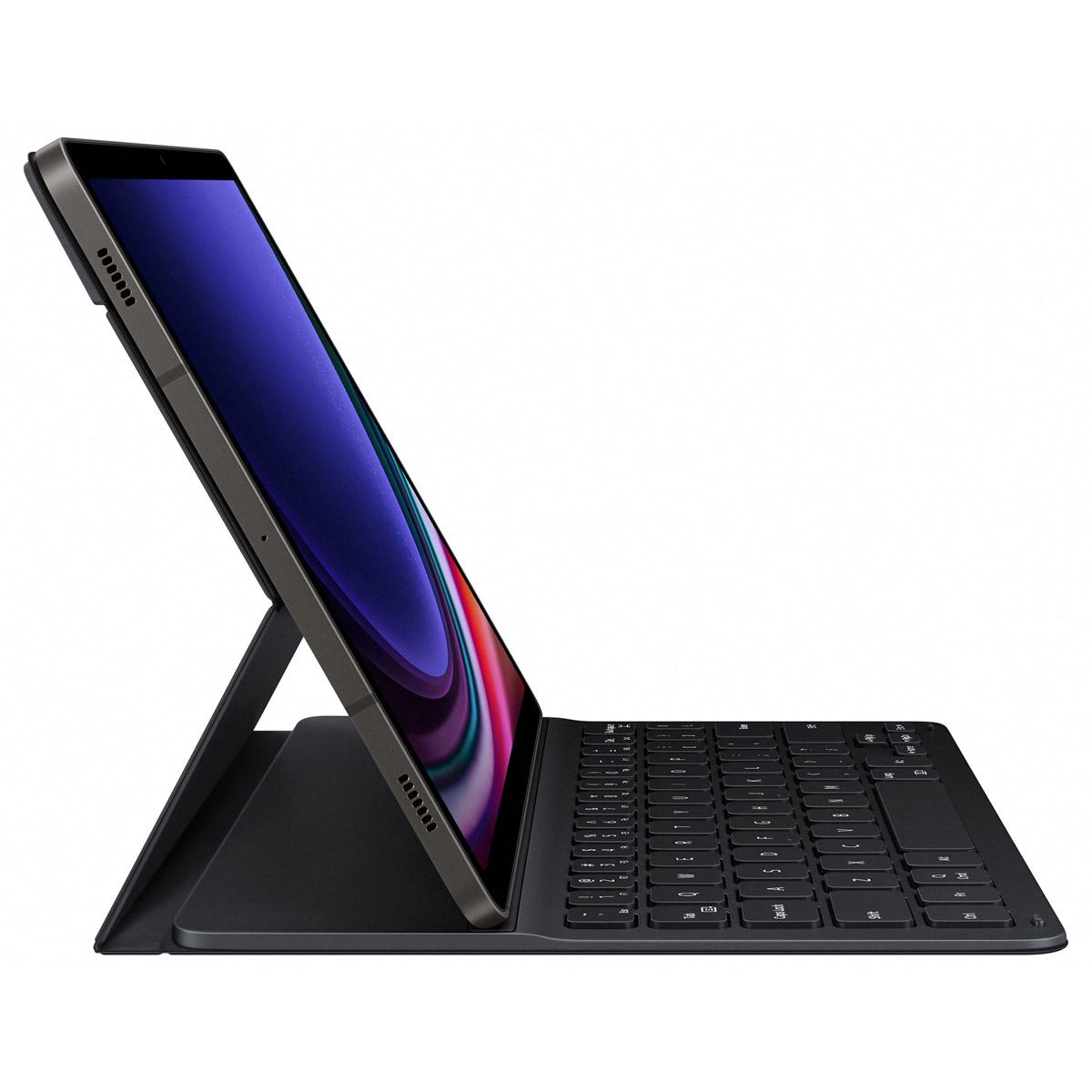 Androidタブレット本体 GALAXY Tab S9+ Book Cover Keyboard SAMSUNG Originele Book Cover Keyboard Slim geschikt voor Samsung