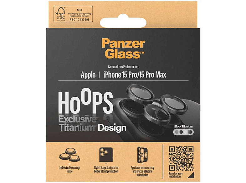 PANZERGLASS Camera Protector Hoop Optic Rings Screenprotector voor ...