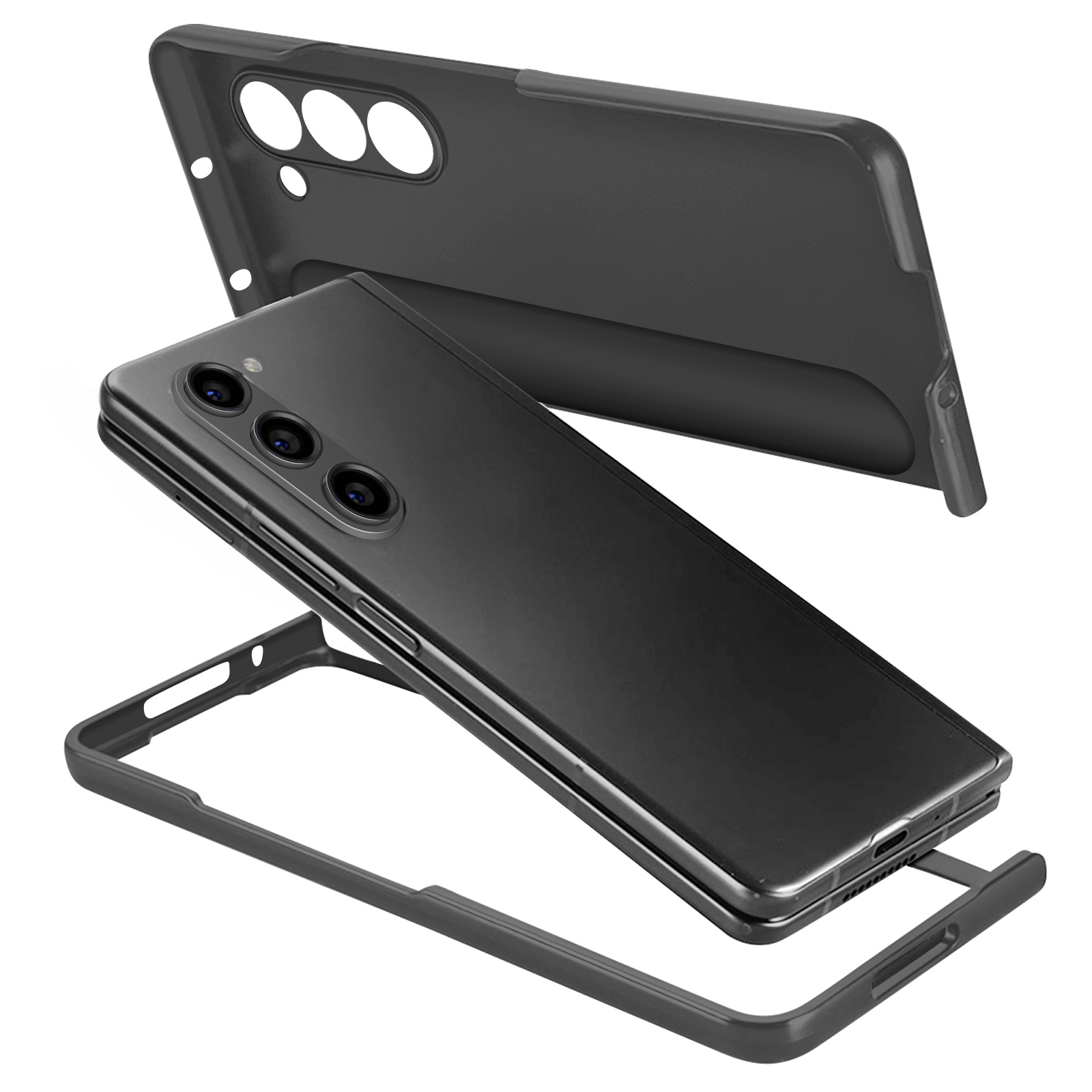 Etui - plecki SAMSUNG EF-MF946CBEGWW STANDING FOLD5 GRAPHITE Grafitowy