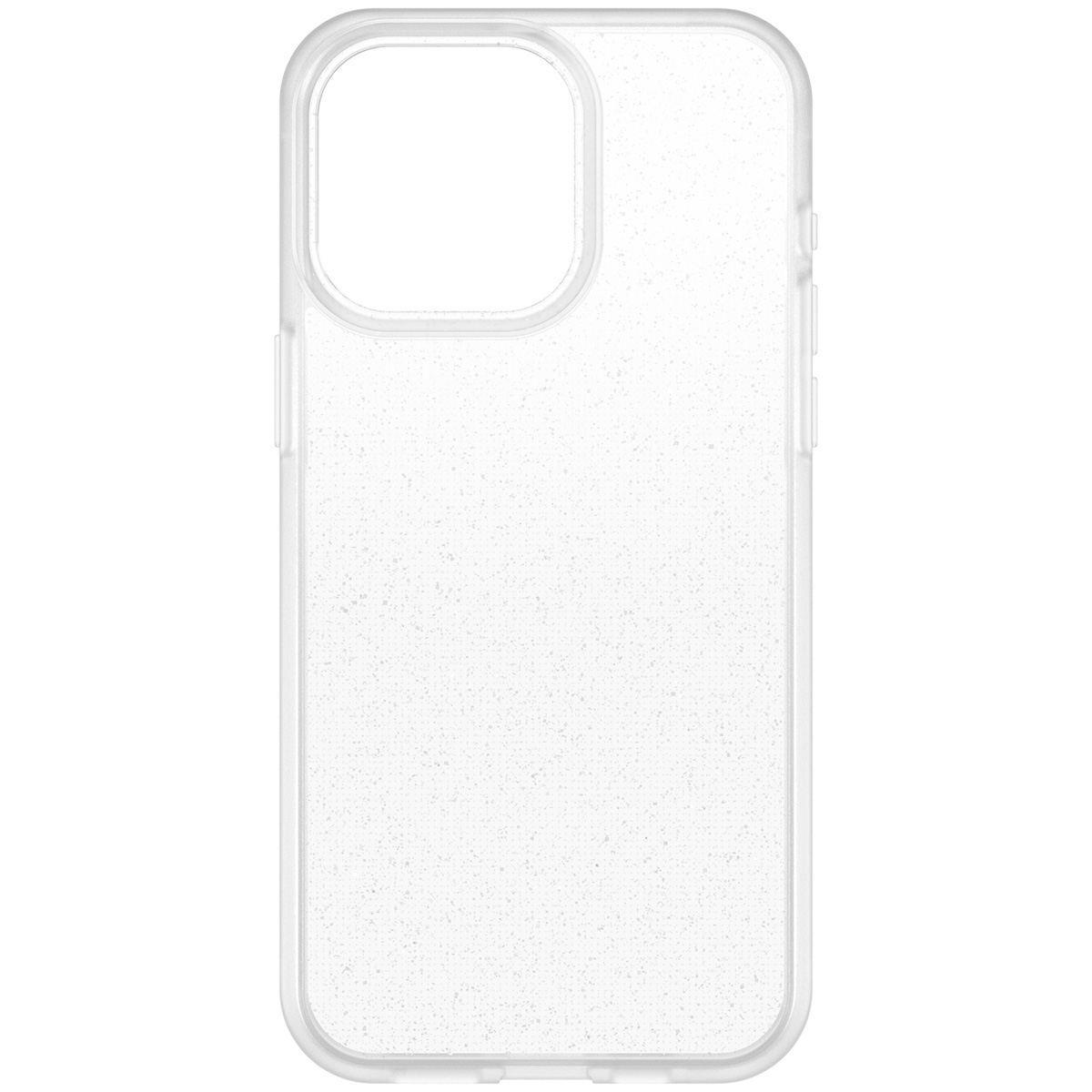 Coque de téléphone transparente avec paillettes. C'est une coque de protection transparente.