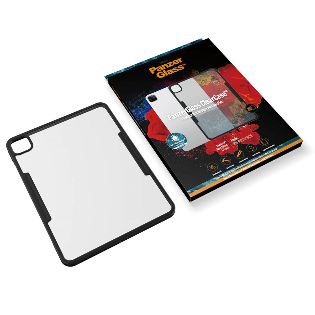 PANZERGLASS ClearCase voor de Apple iPad Pro 11 (2020) - Transparant Tablet Case 11 in Transparent