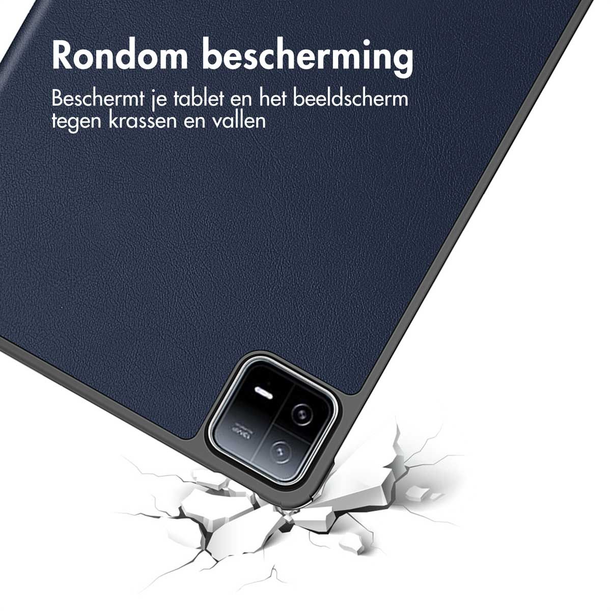 A tablet with a case, showing impact resistance.