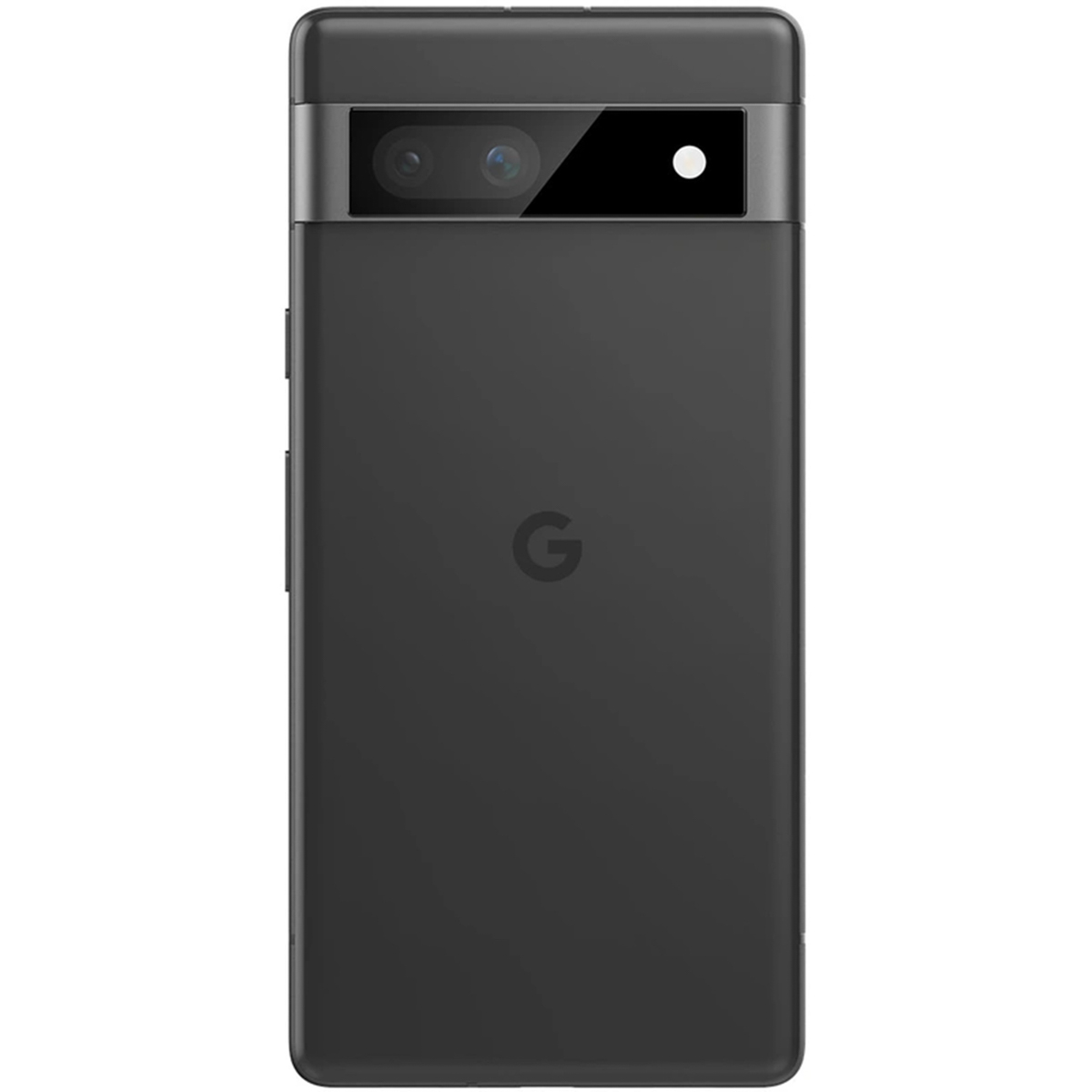 Téléphone noir avec une coque noire. L'arrière du téléphone est visible.