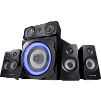 MediaMarkt TRUST GXT 658 Tytan Surround-luidsprekersysteem Zwart aanbieding