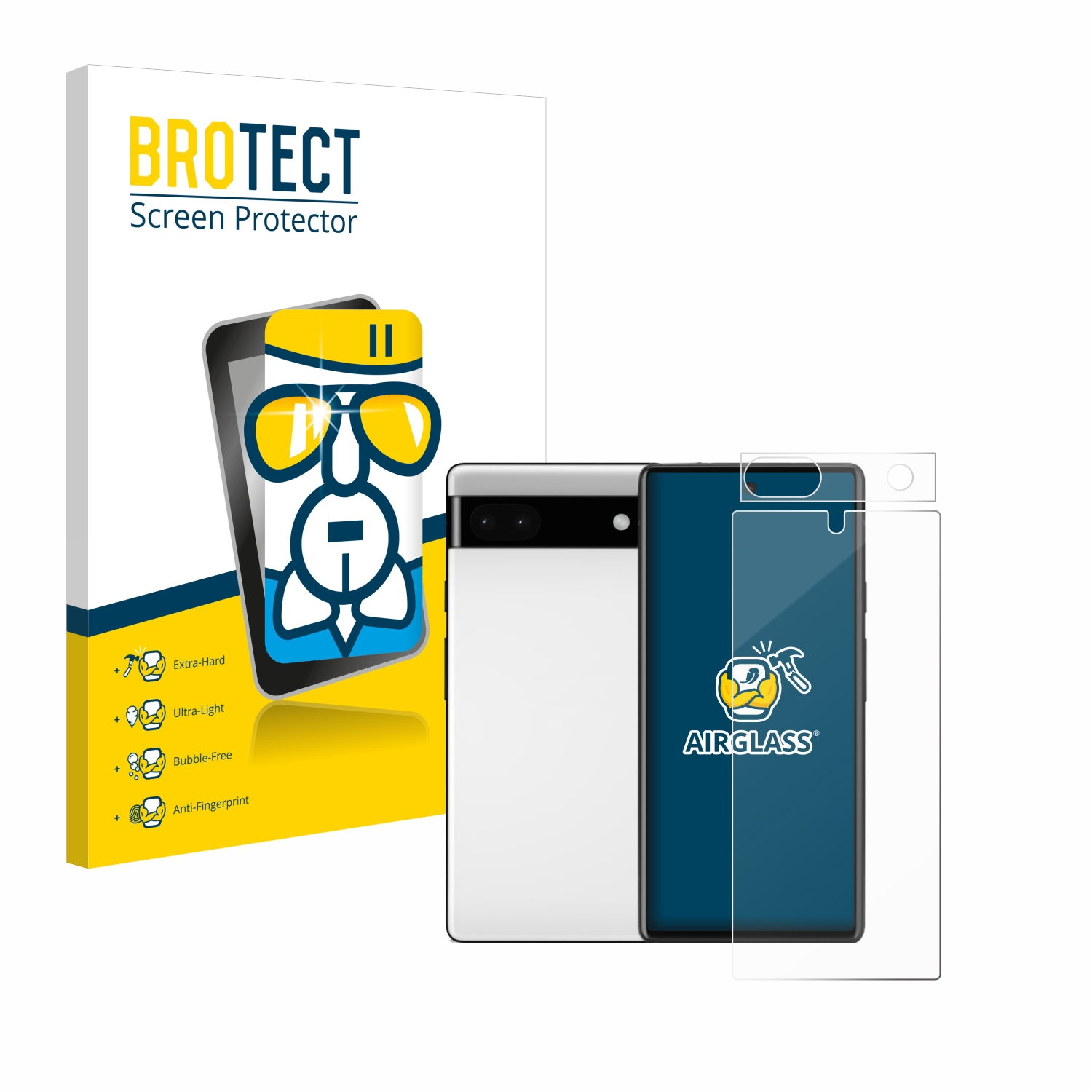 2+2 Stück Panzerglas Für Google Pixel 6a - Displayschutzfolie 9H Härte Blasenfrei