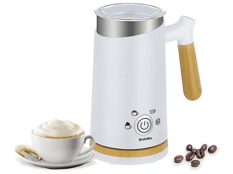 BIOLOMIX BN11 Milchaufschäumer, weiß, 500 Watt MediaMarkt