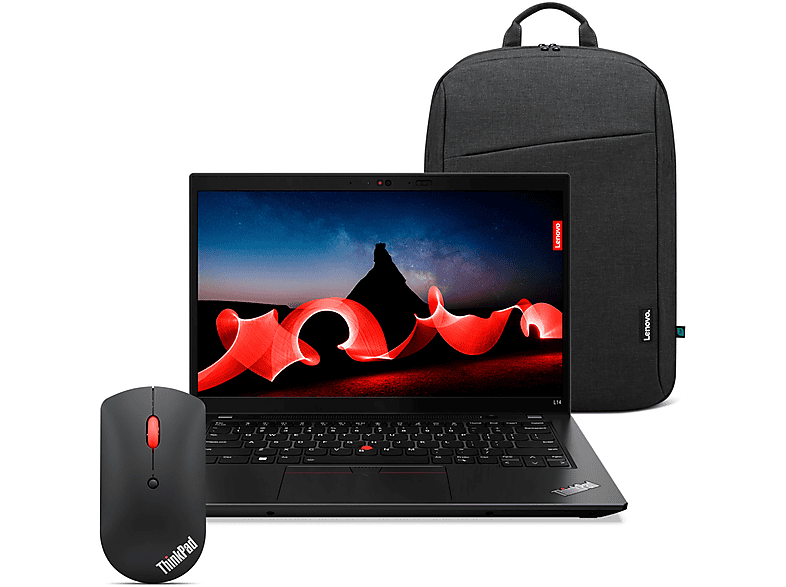 Portátil - LENOVO ThinkPad L14 + ThinkPad Bluetooth Silent Mouse + Lenovo 16" Laptop B210