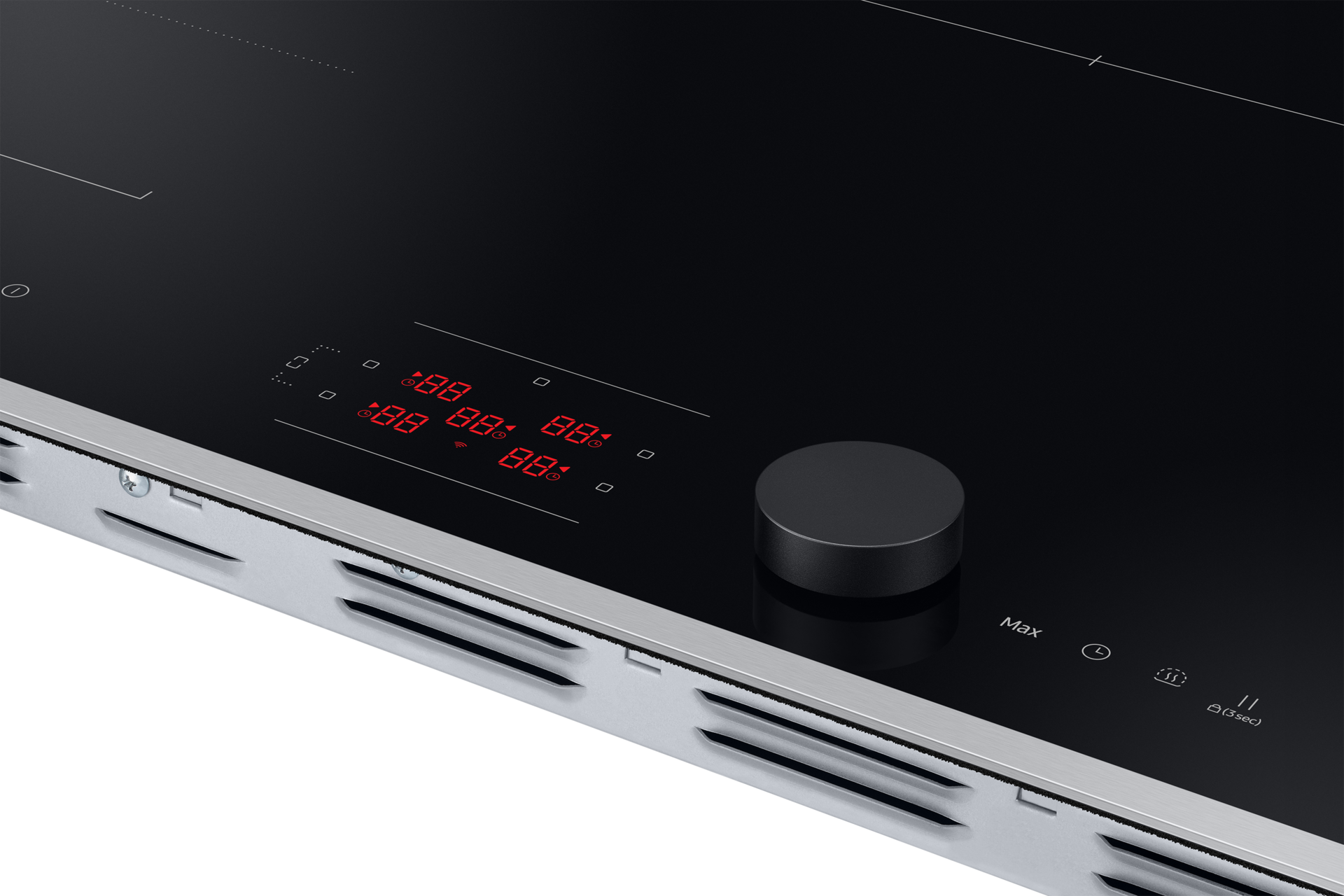 SAMSUNG NZ85C6058HK/U1 Glaskeramik (800 mm breit, 5 Kochfelder)