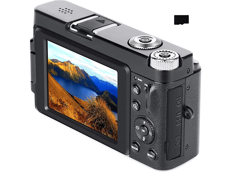 INF DC10132G-11 Digitale camera Zwart | MediaMarkt
