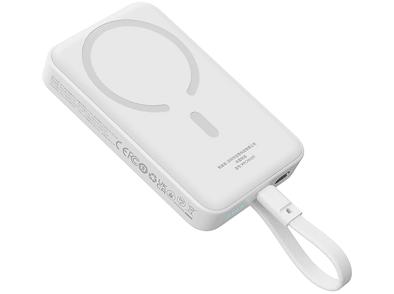 BASEUS Magnetic Mini MagSafe 20W Powerbank 10000mAh Weiß