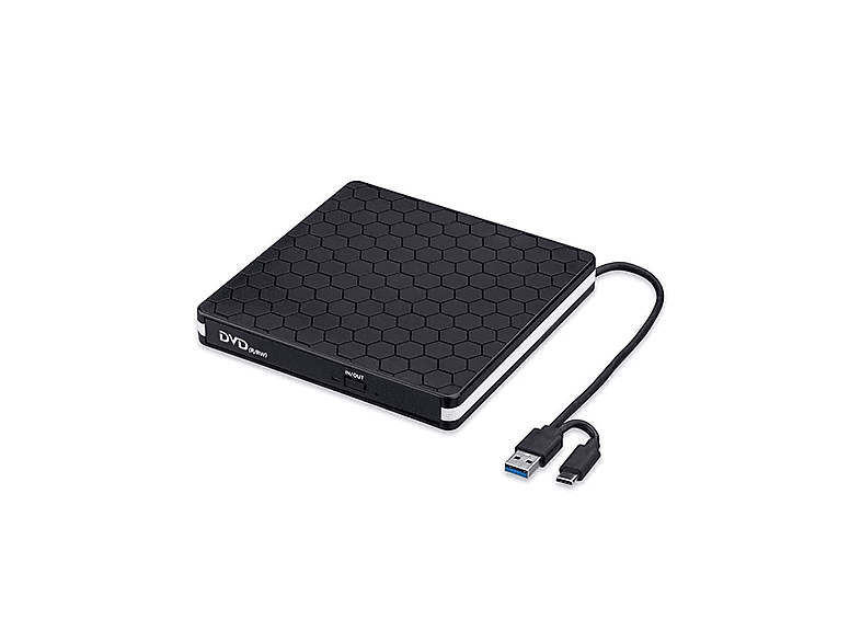 DARMLINK Externer DVD Brenner- CD/DVD Leser und Schreiber extern DVD ...