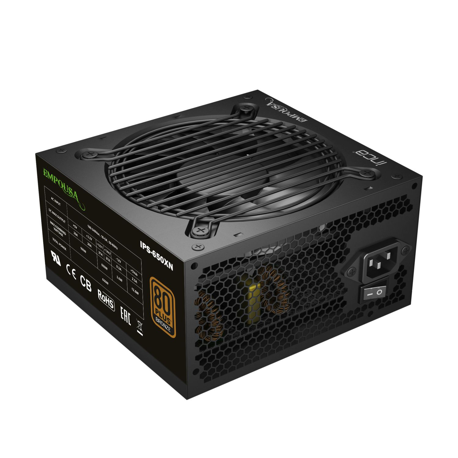 ALIMENTATORE CASE PC INCA IPS-650XN