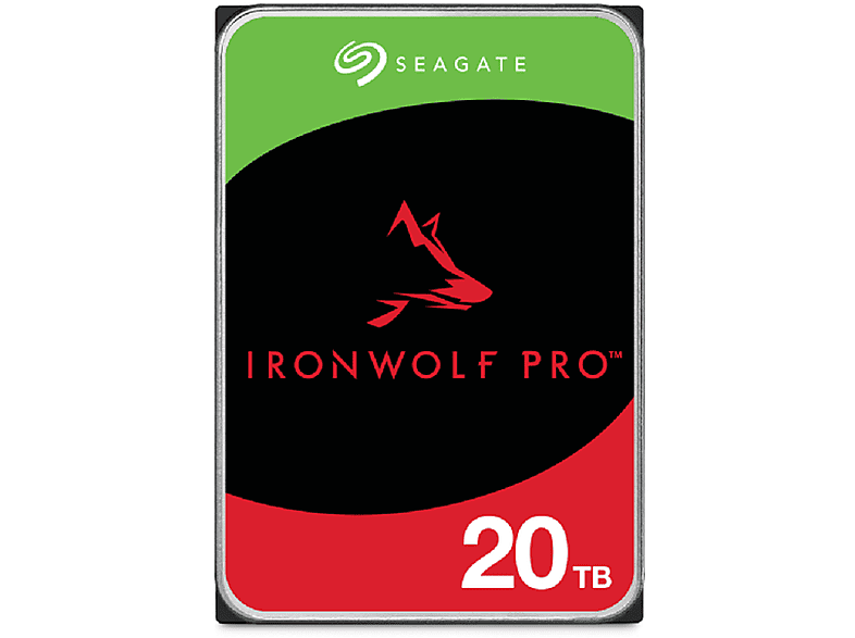 SEAGATE Seagate IronWolf Pro ST20000NT001, 20 TB, HDD, 3,5 Zoll, intern
