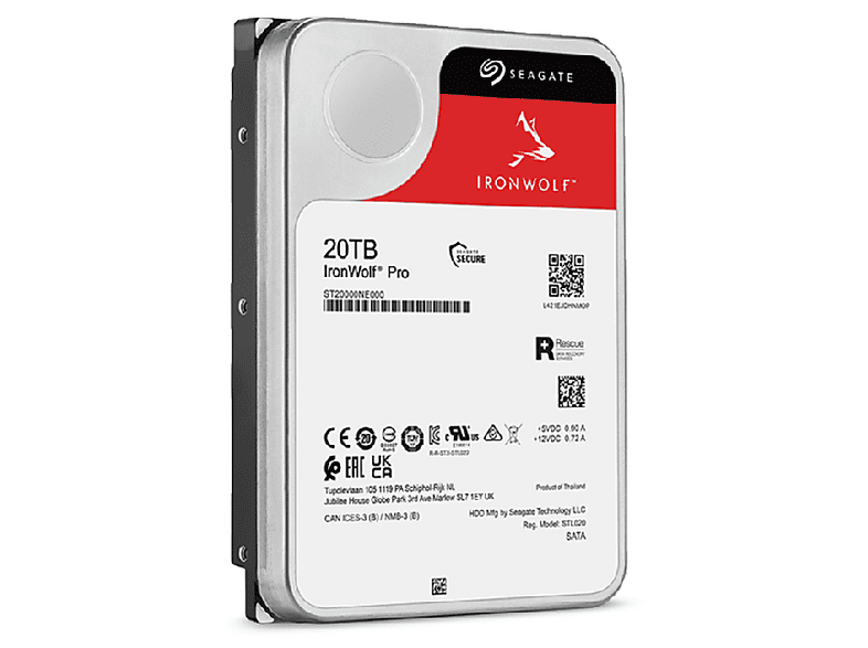 Disco duro HDD interno 20 TB | SEAGATE Seagate IronWolf Pro