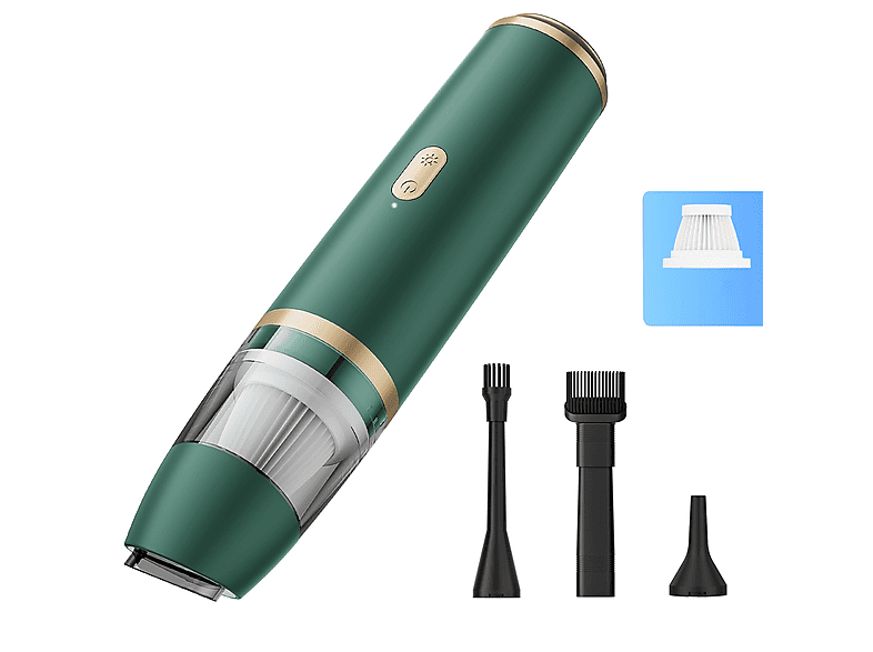 KITTECH Leistungsstarker Kabelloser Staubsauger Staubsauger, maximale Leistung: 120 Watt, Grün)