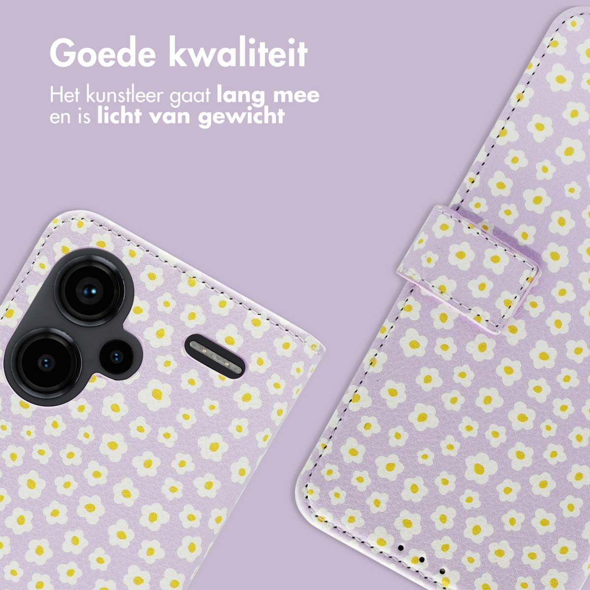 IMOSHION Design Bookcase Telefoonhoesje voor Xiaomi Xiaomi Redmi Note 13 Pro Plus (5G) Meerkleurig