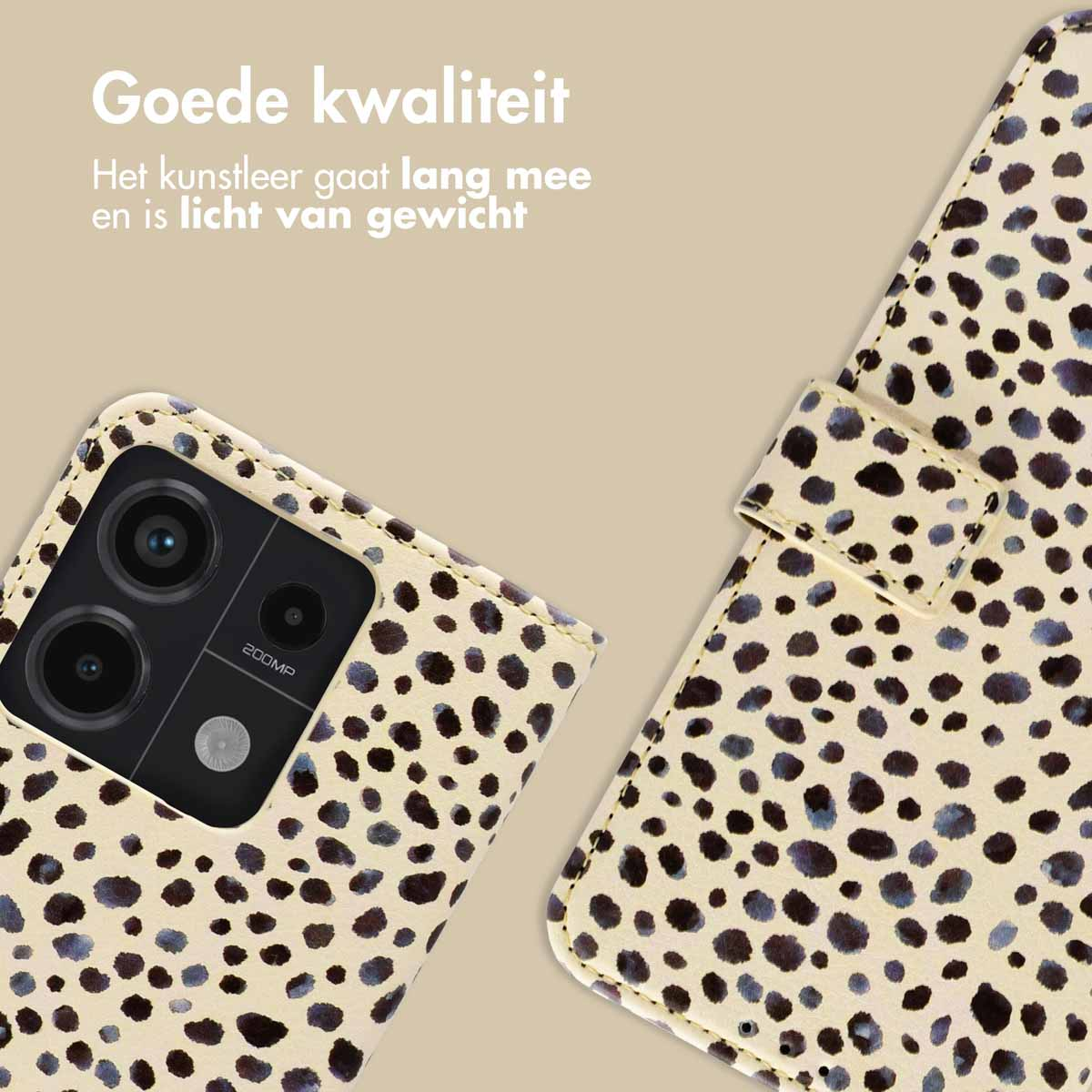IMOSHION Design Bookcase Telefoonhoesje voor Xiaomi Xiaomi Redmi Note 13 Pro (5G)/Xiaomi Poco X6 Meerkleurig