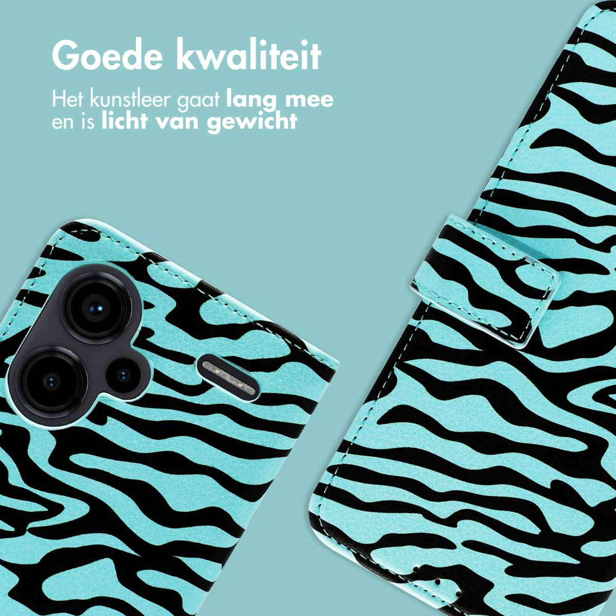 IMOSHION Design Bookcase Telefoonhoesje voor Xiaomi Xiaomi Redmi Note 13 Pro Plus (5G) Meerkleurig