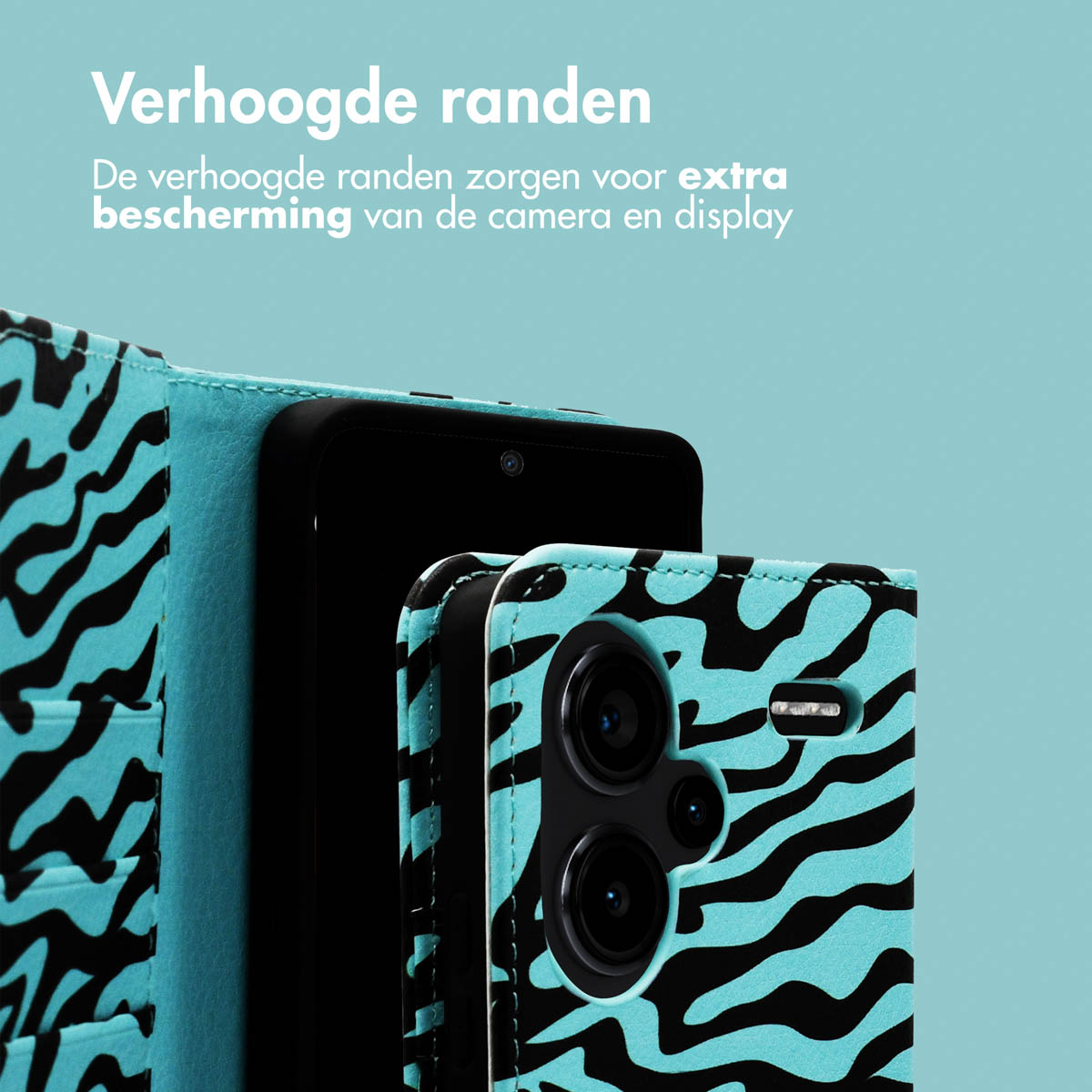 IMOSHION Design Bookcase Telefoonhoesje voor Xiaomi Xiaomi Redmi Note 13 Pro Plus (5G) Meerkleurig