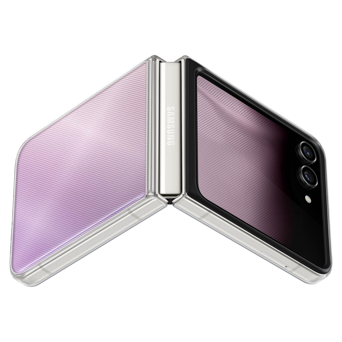 Nakładka SAMSUNG EF-ZF731CTEGWW FLIPSUIT FLIP5 TRANSP Przezroczysty