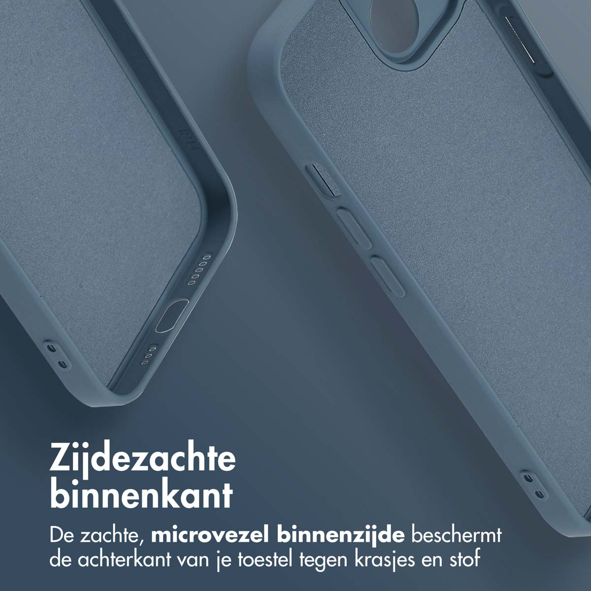 Deux coques de téléphone. L'une a un intérieur doux. L'autre a une finition mate.