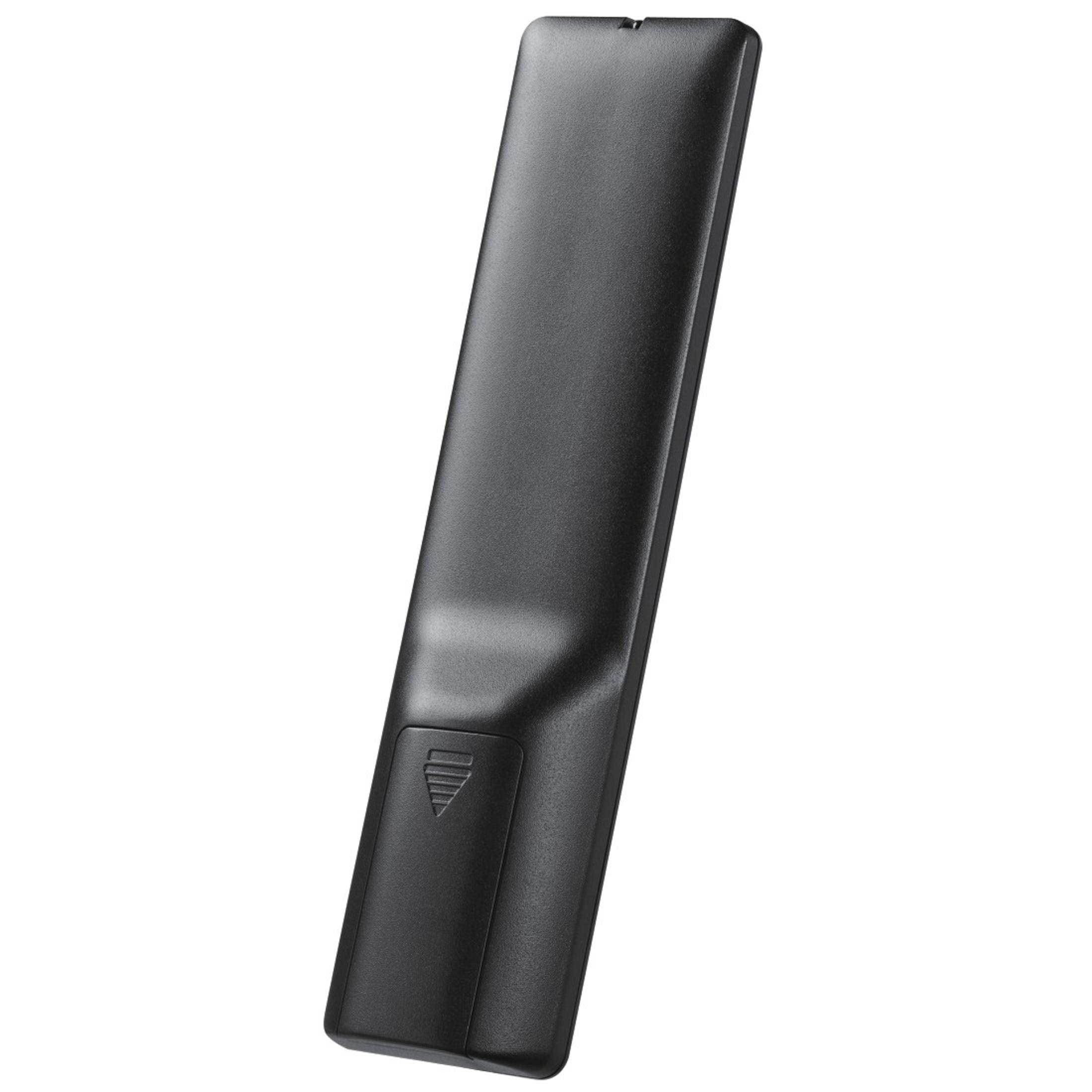 Tył czarnego pilota z komorą baterii.