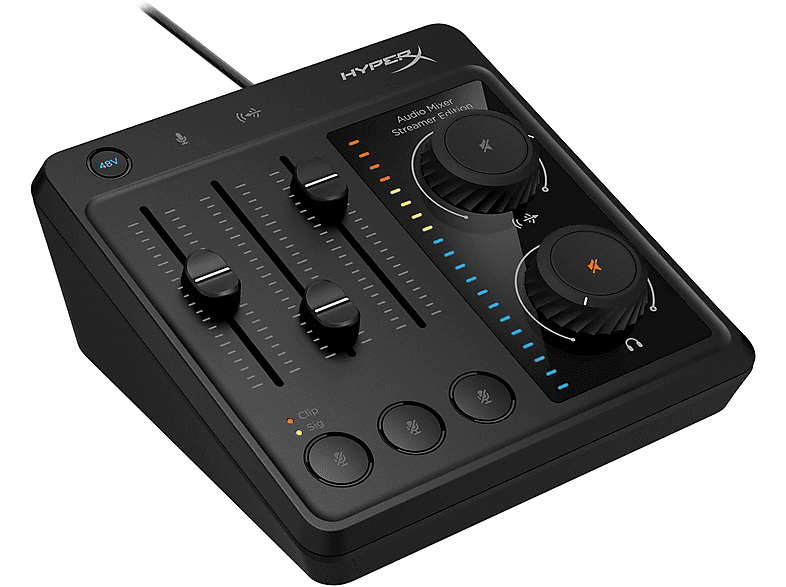 HYPERX 73C12AA AUDIO MIXER Audio Mixer, Schwarz | MediaMarkt