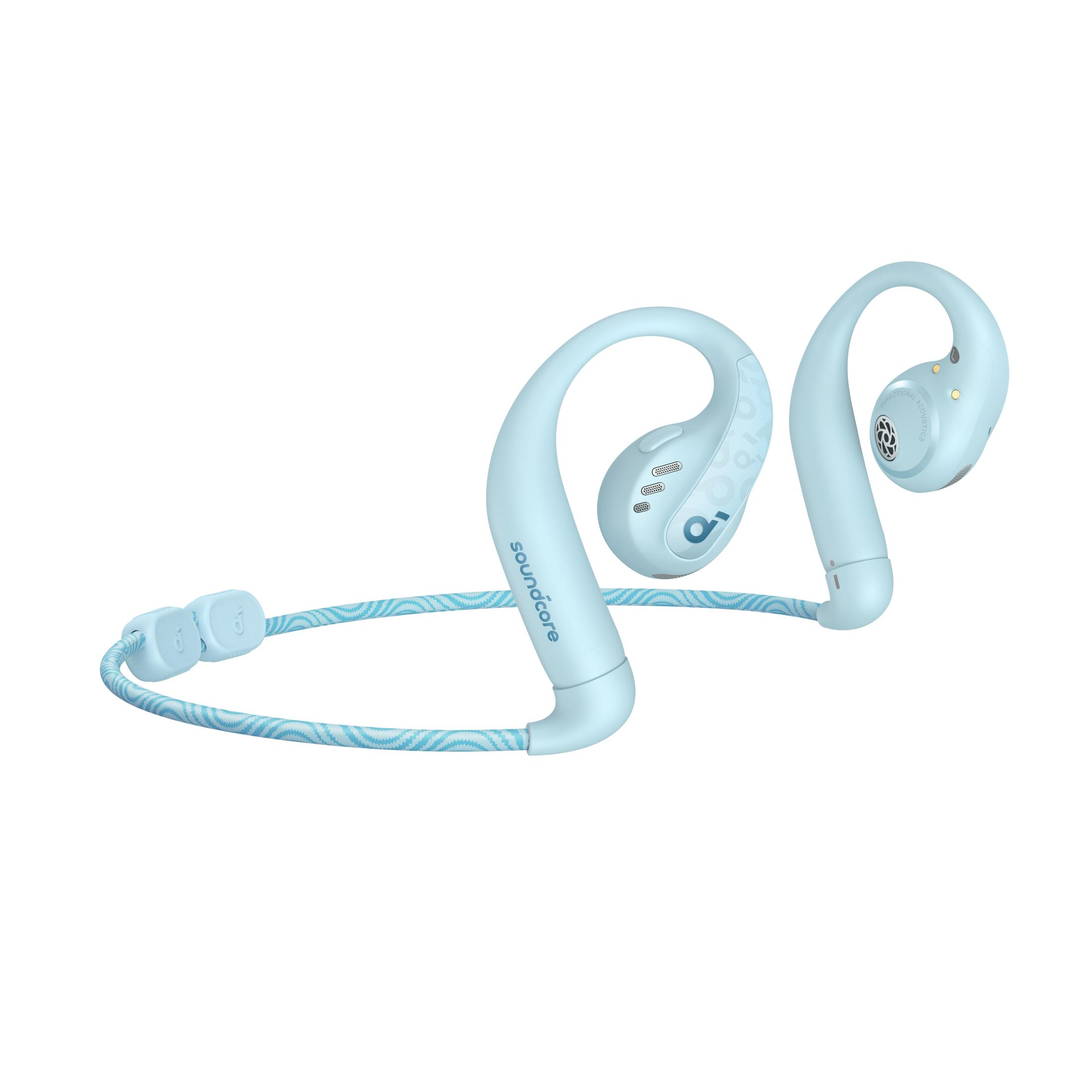 Biały adapter zasilania z dwoma metalowymi bolcami.