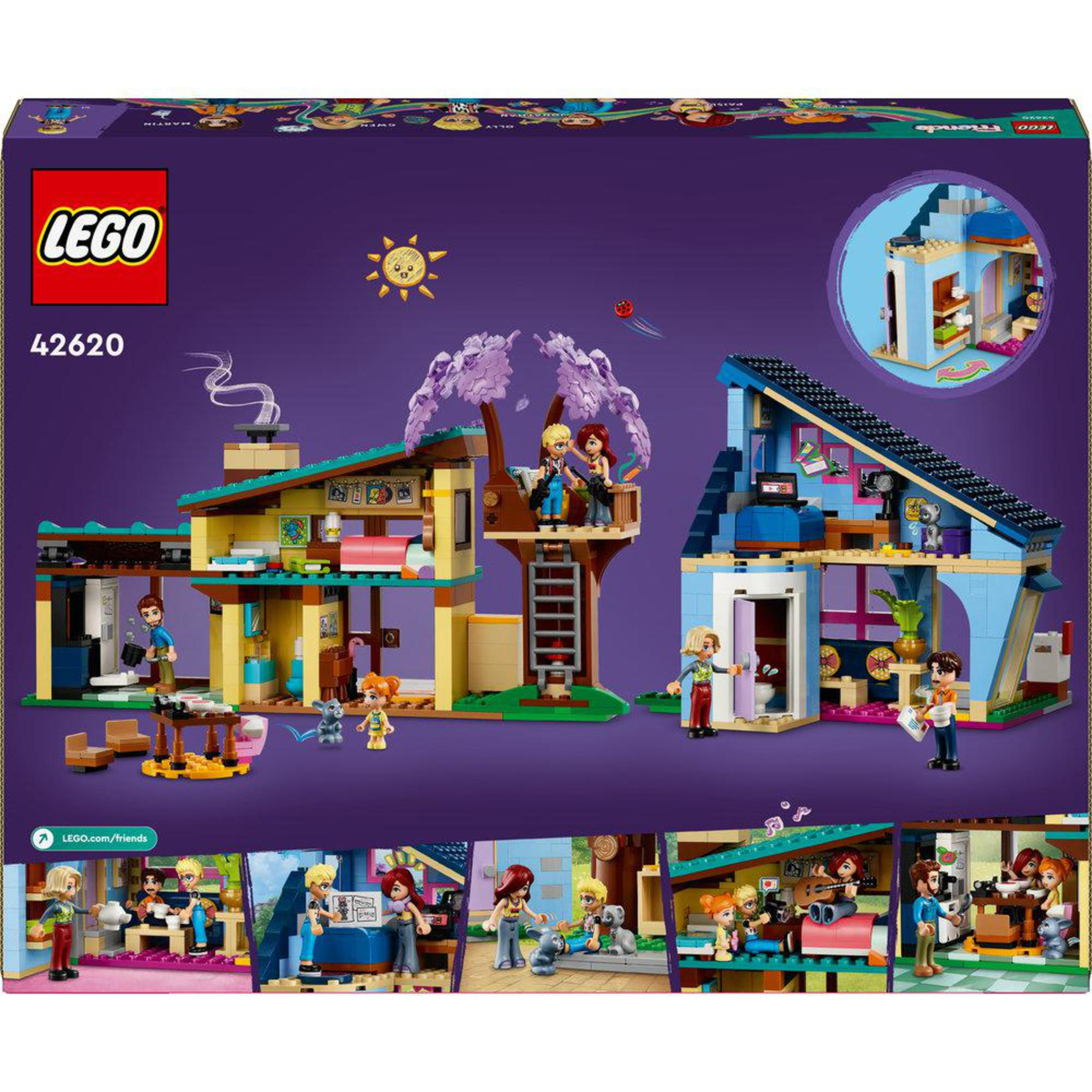 Tył pudełka LEGO z zestawem Lego Friends.