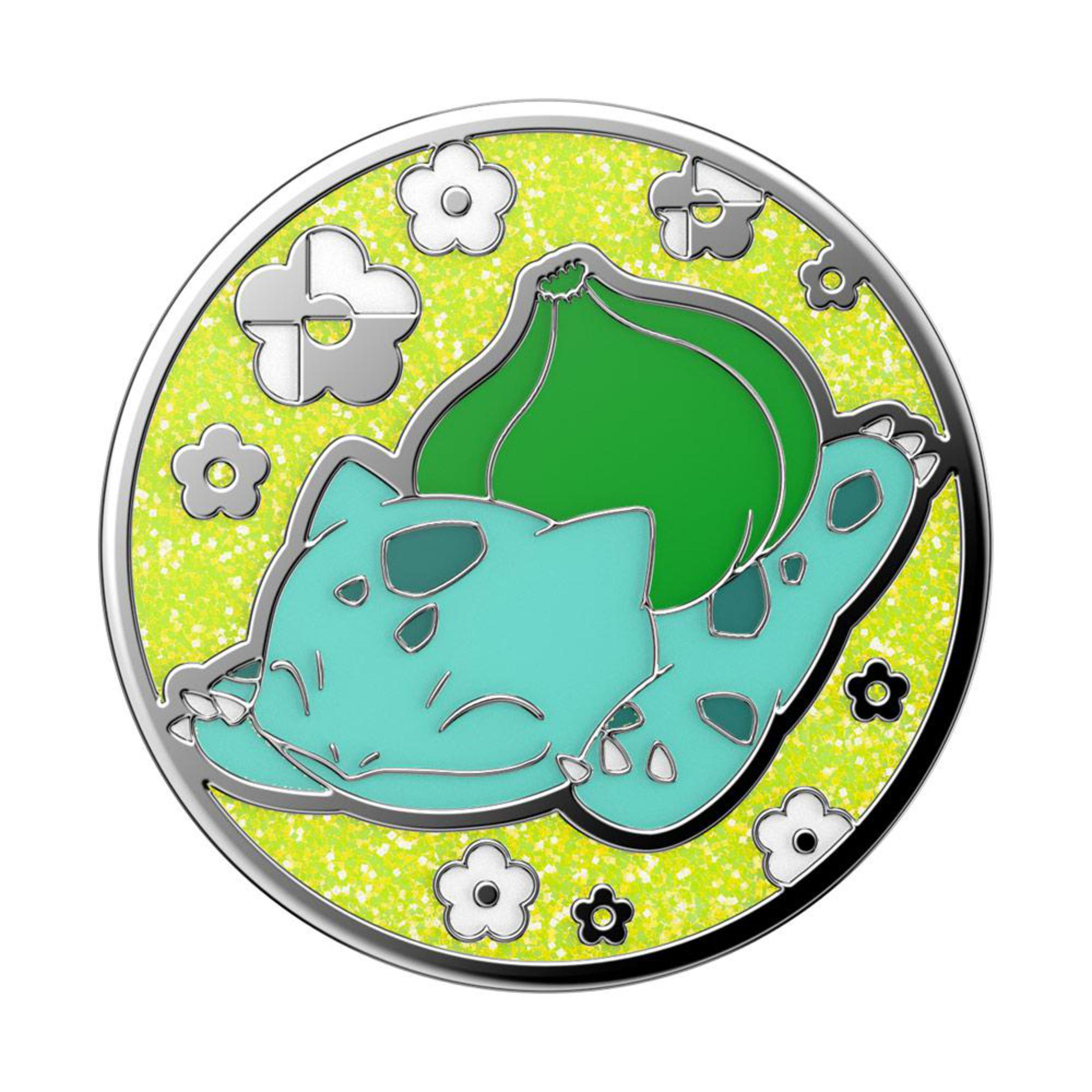 Nahaufnahme eines Bulbasaur PopSockets.