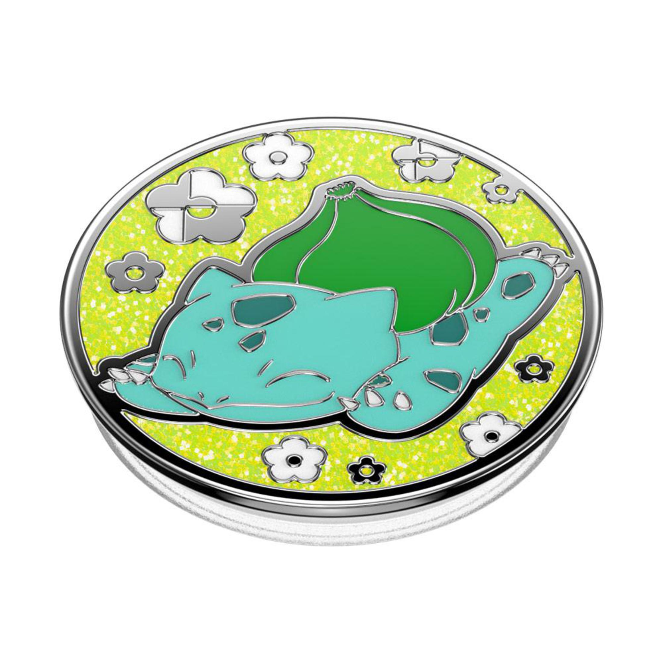 Ein PopSocket mit Bulbasaur-Design.