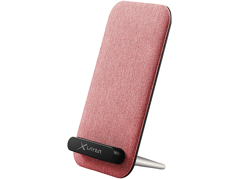 XLAYER 214777 WRLS STAND 10W ROSE Induktive Ladestation Apple|Samsung, 230 Volt, Rose