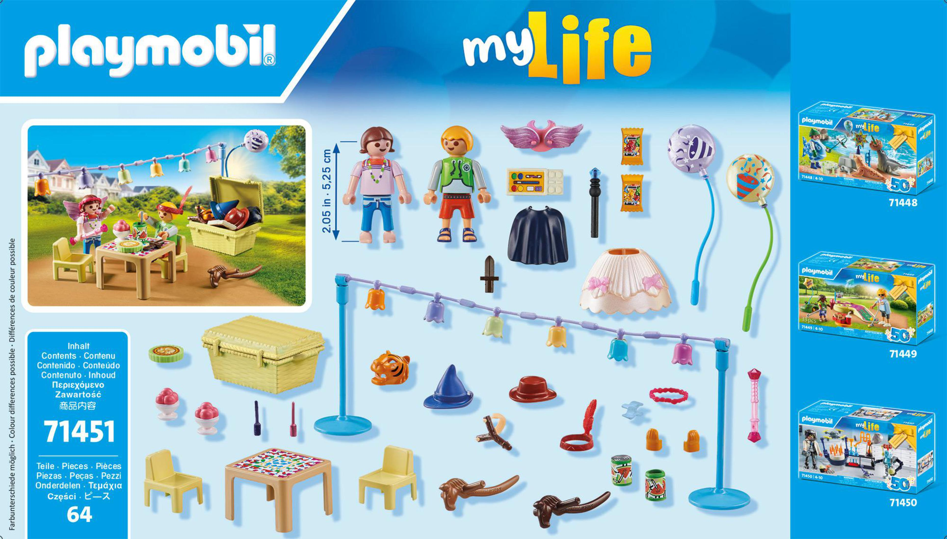 Playmobil My Life Set mit zwei Figuren, Zubehör und Picknick-Szene.