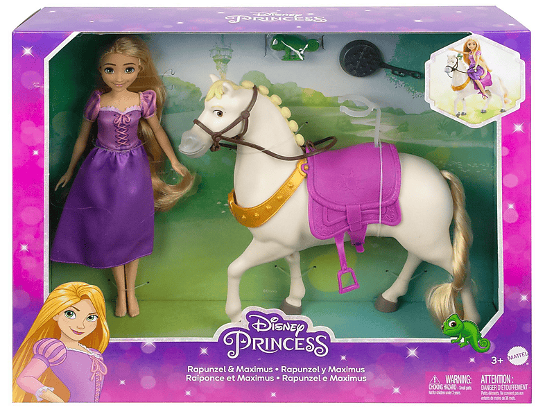 BARBIE HLW23 RAPUNZEL UND MAXIMUS Spielzeugpuppe Mehrfarbig SATURN