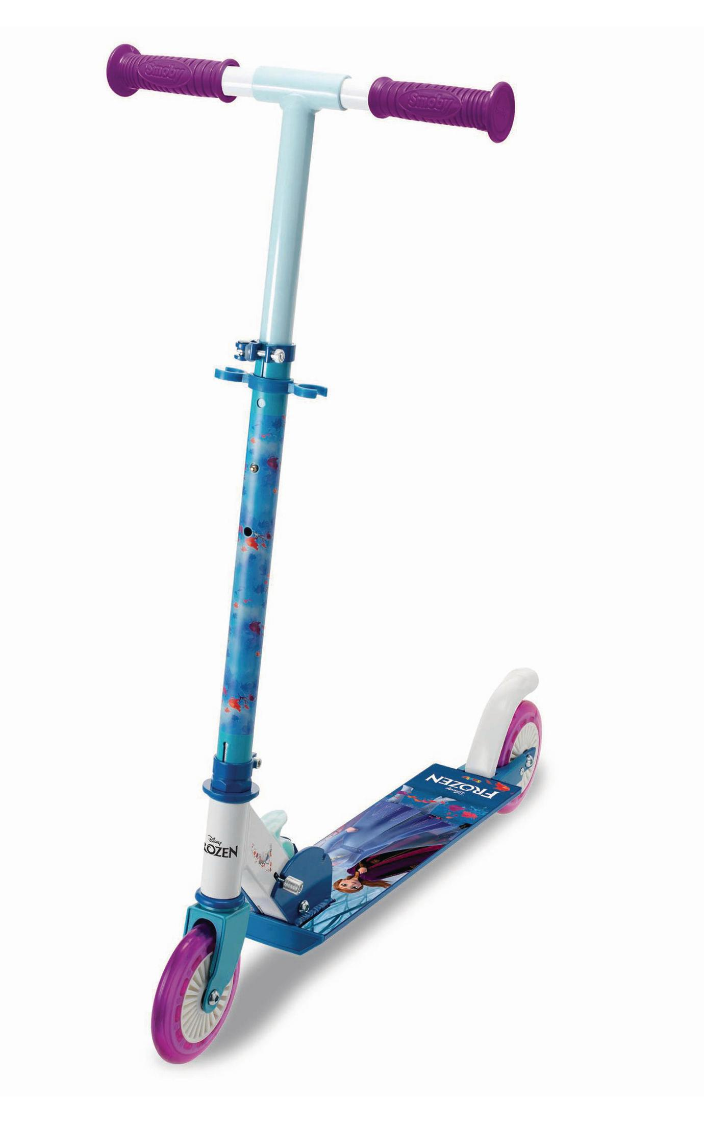 Ein Frozen-Roller mit blauen und violetten Farben.