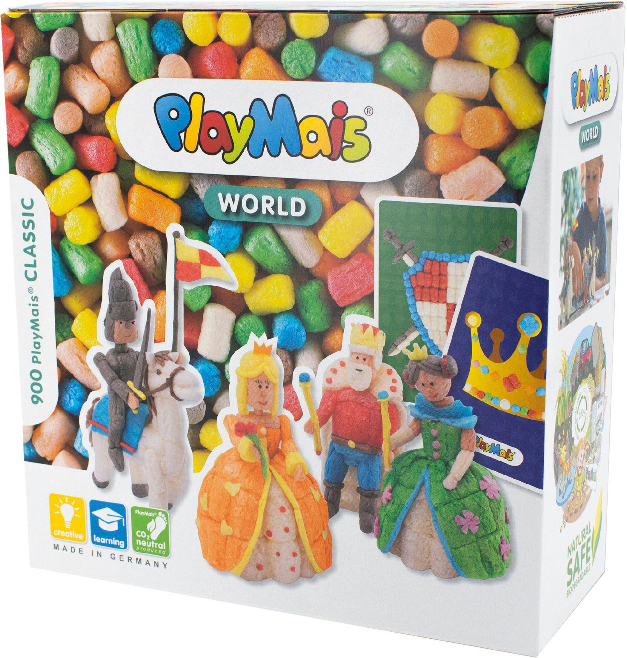 PlayMais-Box. Enthält Figuren, Karten und farbigen Schaum.